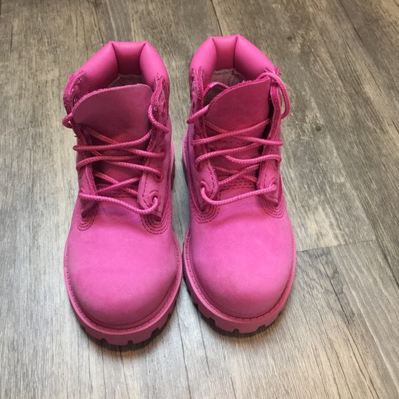 pink timbs for toddlers